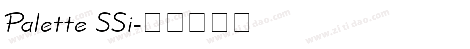Palette SSi字体转换